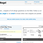#ux iota: Good UX in small bites is good for inspiration.